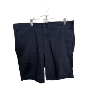 Nautica Men's Navy Dock Shorts Size 38 prep 7" Inseam chino style